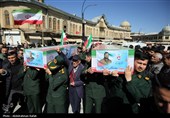 تشییع پیکر شهدای حملات آمریکایی صهیونی در  همدان