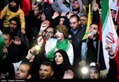 وداع مردم تهران با شهدای ناوشکن دنا