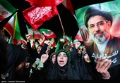 وداع مردم تهران با شهدای ناوشکن دنا
