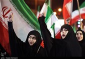 وداع مردم تهران با شهدای ناوشکن دنا