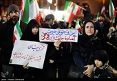 وداع مردم تهران با شهدای ناوشکن دنا