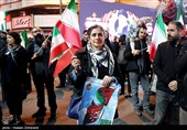 وداع مردم تهران با شهدای ناوشکن دنا