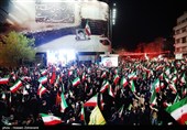 وداع مردم تهران با شهدای ناوشکن دنا