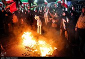 وداع مردم تهران با شهدای ناوشکن دنا