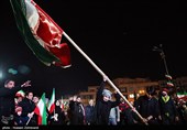 وداع مردم تهران با شهدای ناوشکن دنا