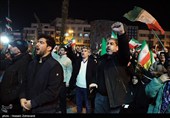 وداع مردم تهران با شهدای ناوشکن دنا