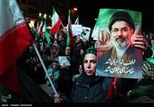 وداع مردم تهران با شهدای ناوشکن دنا