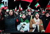 وداع مردم تهران با شهدای ناوشکن دنا