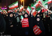 وداع مردم تهران با شهدای ناوشکن دنا