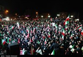 وداع مردم تهران با شهدای ناوشکن دنا
