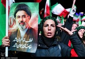 وداع مردم تهران با شهدای ناوشکن دنا