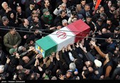تشییع شهیدان لاریجانی، سلیمانی و دریادلان ناو دنا در تهران - 1