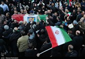 تشییع شهیدان لاریجانی، سلیمانی و دریادلان ناو دنا در تهران - 2