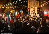 مراسم وداع با پیکر شهید علی و مرتضی لاریجانی در قم