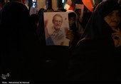 مراسم وداع با پیکر شهید علی و مرتضی لاریجانی در قم