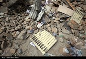 آثار تجاوز آمریکایی صهیونیستی به مجتمع فرهنگی آموزشی در همدان