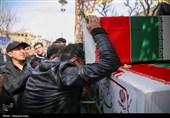 تشییع پیکر 12 شهید حملات آمریکایی صهیونی در تبریز