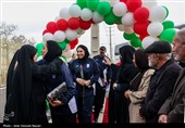 مراسم استقبال از تیم ملی فوتبال بانوان - قزوین
