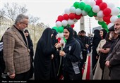 مراسم استقبال از تیم ملی فوتبال بانوان - قزوین