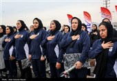 مراسم استقبال از تیم ملی فوتبال بانوان - قزوین
