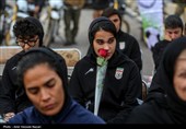 مراسم استقبال از تیم ملی فوتبال بانوان - قزوین
