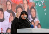 مراسم استقبال از تیم ملی فوتبال بانوان - قزوین