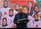 مراسم استقبال از تیم ملی فوتبال بانوان - قزوین
