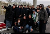 مراسم استقبال از تیم ملی فوتبال بانوان - قزوین