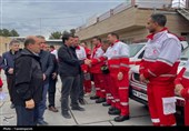 اعزام سومین تیم امدادی هلال احمر قزوین به تهران