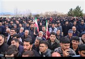 تشییع پیکر 13 شهید حملات آمریکایی صهیونی در تبریز
