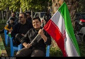مراسم سال تحویل در گلزار شهدای شیراز