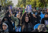 مراسم سال تحویل در گلزار شهدای شیراز