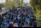 مراسم سال تحویل در گلزار شهدای شیراز
