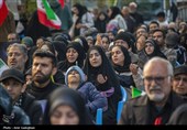 مراسم سال تحویل در گلزار شهدای شیراز