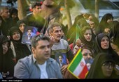 مراسم سال تحویل در گلزار شهدای شیراز