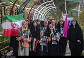 مراسم سال تحویل در گلزار شهدای شیراز