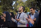 مراسم سال تحویل در گلزار شهدای شیراز