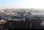 اقامه نماز عید فطر در حرم مطهر رضوی