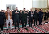 اقامه نماز عید فطر در حرم مطهر رضوی