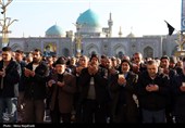 اقامه نماز عید فطر در حرم مطهر رضوی