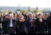 اقامه نماز عید فطر در حرم مطهر رضوی
