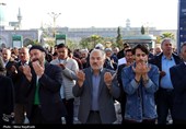 اقامه نماز عید فطر در حرم مطهر رضوی