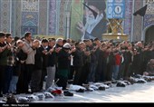 اقامه نماز عید فطر در حرم مطهر رضوی