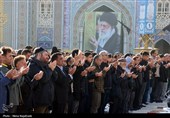 اقامه نماز عید فطر در حرم مطهر رضوی