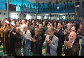 اقامه باشکوه نماز عید فطر در مصلی تاکستان