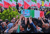 تشییع پیکر مطهر شهید نائینی در کاشان