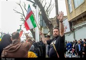 تشییع پیکر 21 شهید حملات آمریکایی صهیونی در تبریز