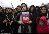 تشییع پیکر شهید مهدی مرادی در همدان