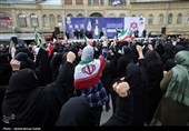 تشییع پیکر شهید مهدی مرادی در همدان