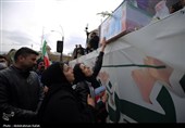 تشییع پیکر شهید مهدی مرادی در همدان